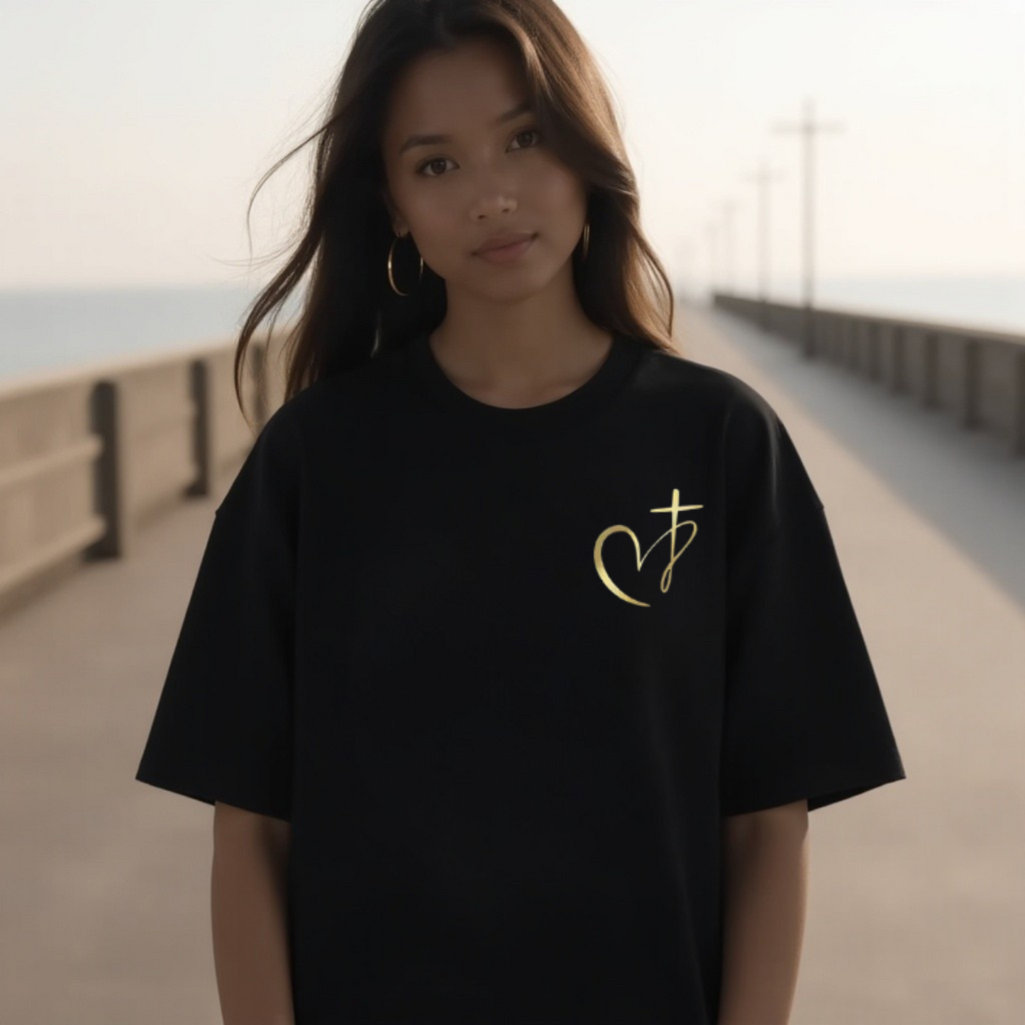 Faith Heart T Shirt FaithNY