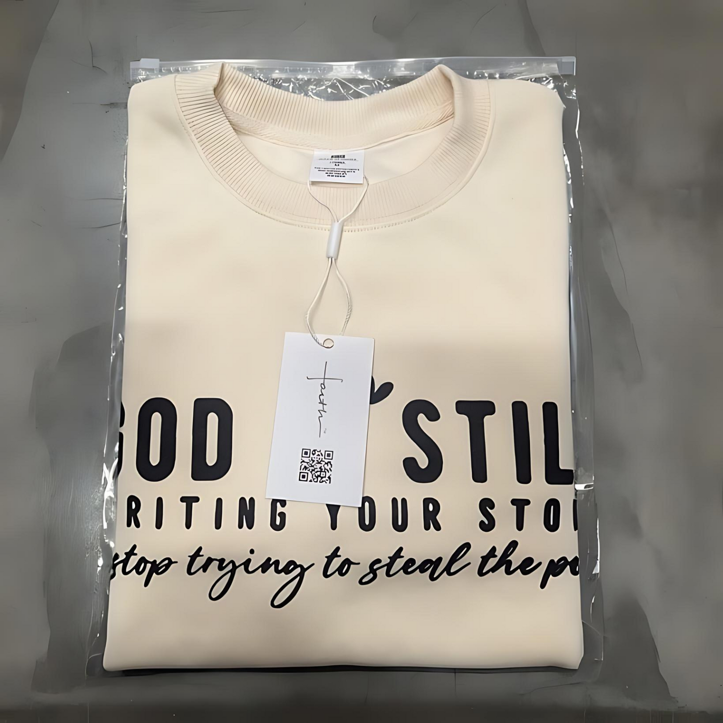 God's Plan Midweight Crewneck FaithNY