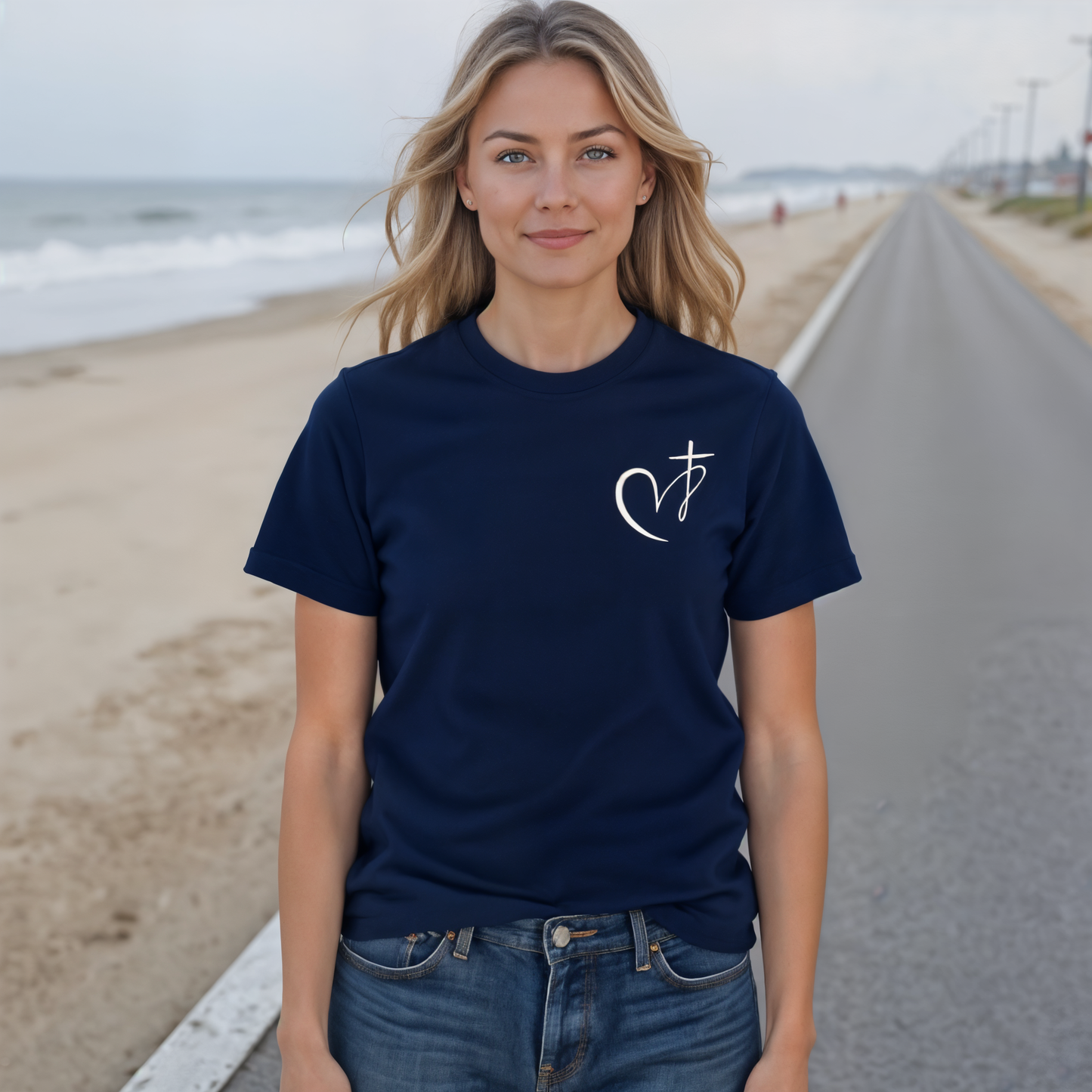 Faith Heart T Shirt FaithNY