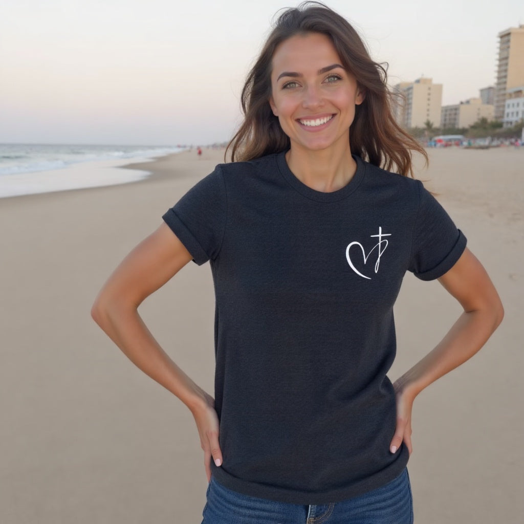 Faith Heart T Shirt FaithNY
