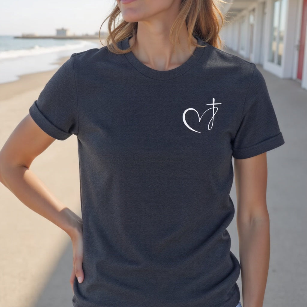 Faith Heart T Shirt FaithNY