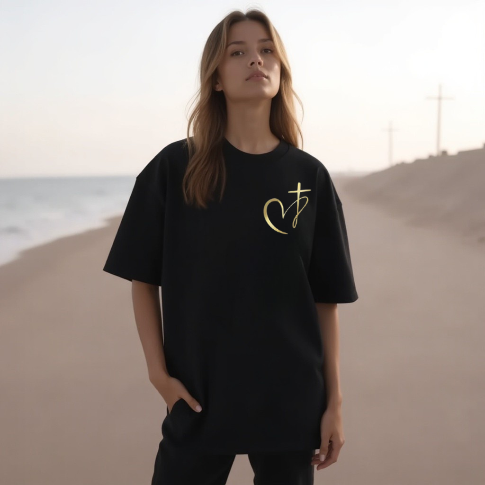 Faith Heart T Shirt FaithNY