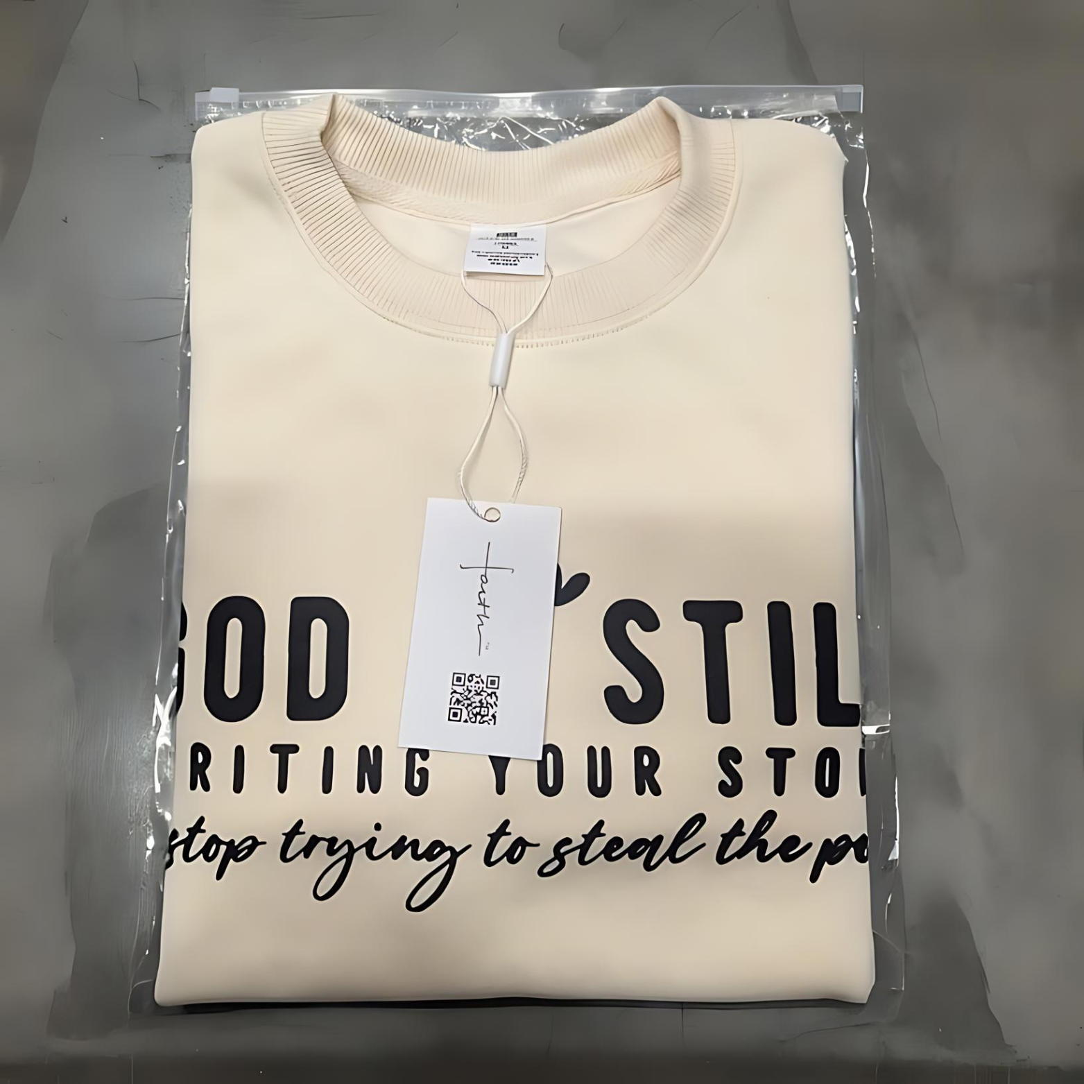 God's Plan Midweight Crewneck FaithNY